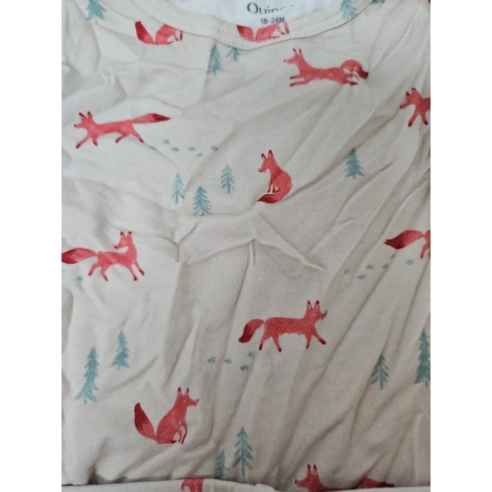 NWT Quince Pajama Set Toddler Pajamas Sz 18 -24  Months Unisex